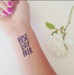 Trouwtrends 2017 plak-tattoo